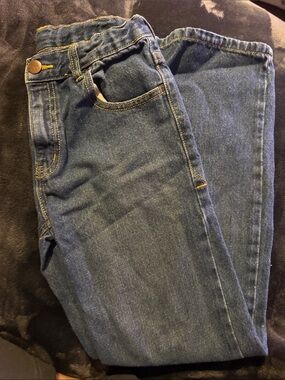 Gymboree Boys Blue Denim Jeans with Contrast Stitching